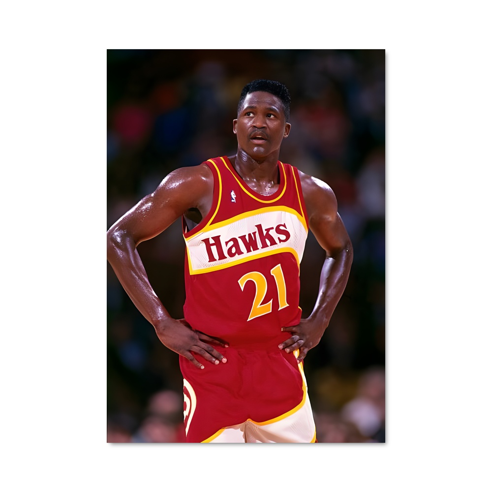 Poster Dominique wilkins – affiche Basketball